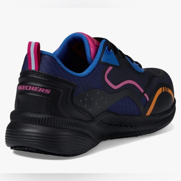 SKETCHERS WORK CARBIX COMP SLIP RESIST SAFETY TOE MEMORY FOAM SHOE SIZE 8 - Picture 5 of 9